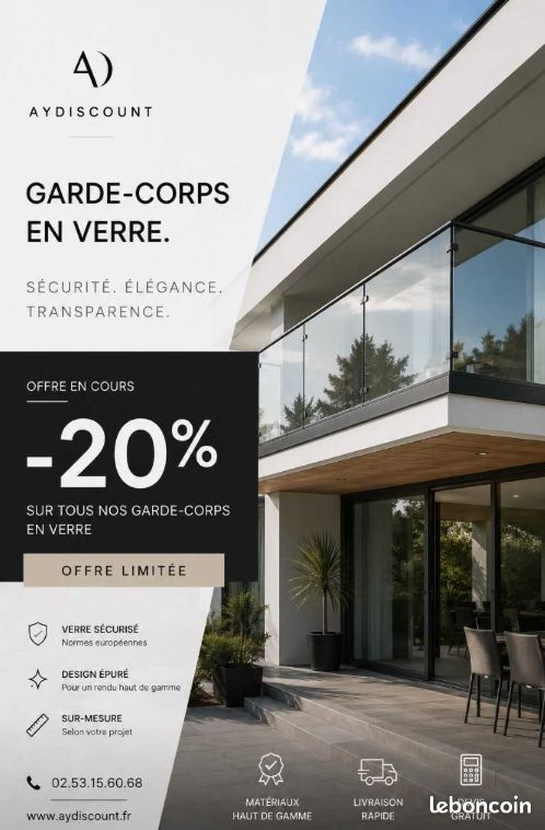 Garde-corps en verre (image 1)