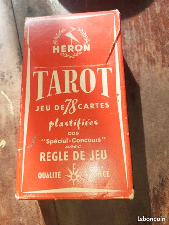 Jeu De Cartes Ancien "Guillotin" Par Héron - Format Tarot - Vintage