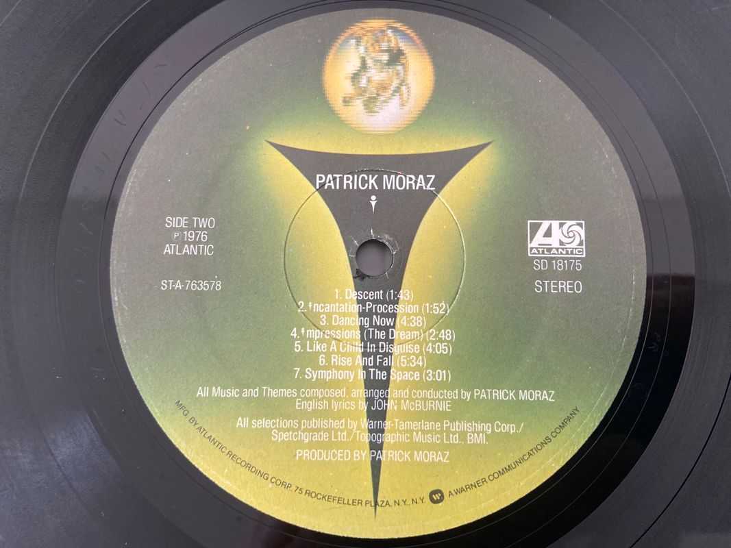 Vinyle Patrick Moraz « the story of i » press Us 1976 (image 7)
