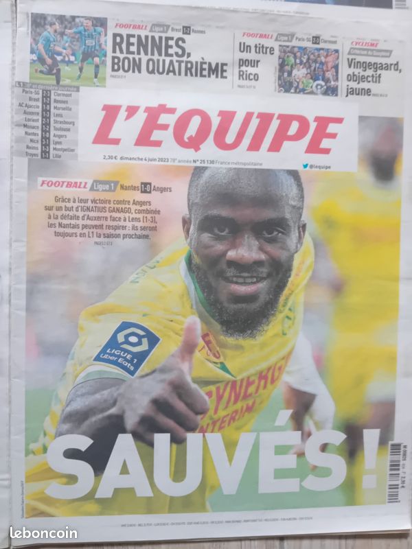 TOUR DE FRANCE/journal l'équipe 22 juillet 2014 "ATTENDUS AUX SOMMETS
