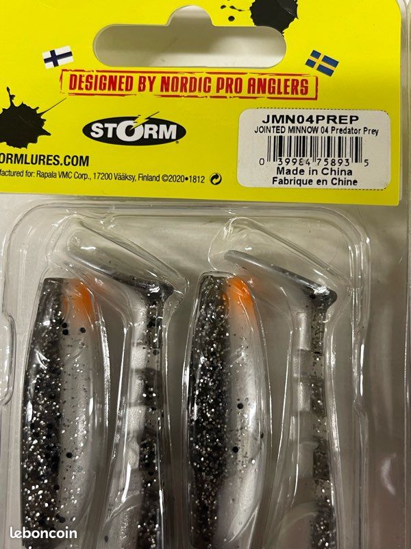 Leurres Storm Jointed Minnow (x4
