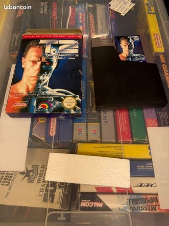 Jeu TERMINATOR 2 - JUGEMENT DERNIER Sur NES | Complet Et Testé | Très Bon état