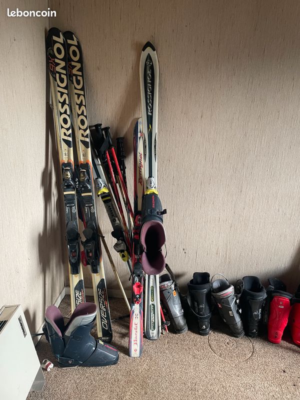 Lot ski de piste (ski chaussure baton) (image 2)