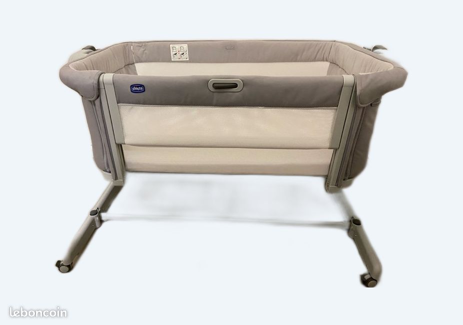 CHICCO — Lit cododo Next2Me Magic Evo Grey Miste Équipement bébé
