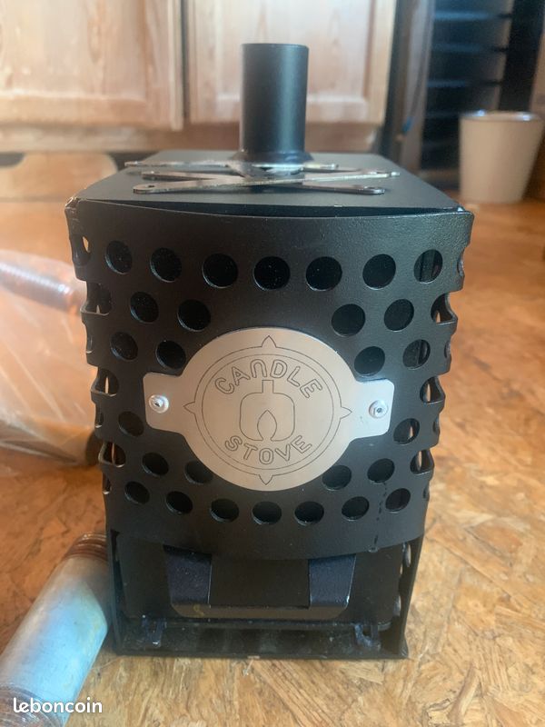 Candle stove poêle à bougie van (image 1)