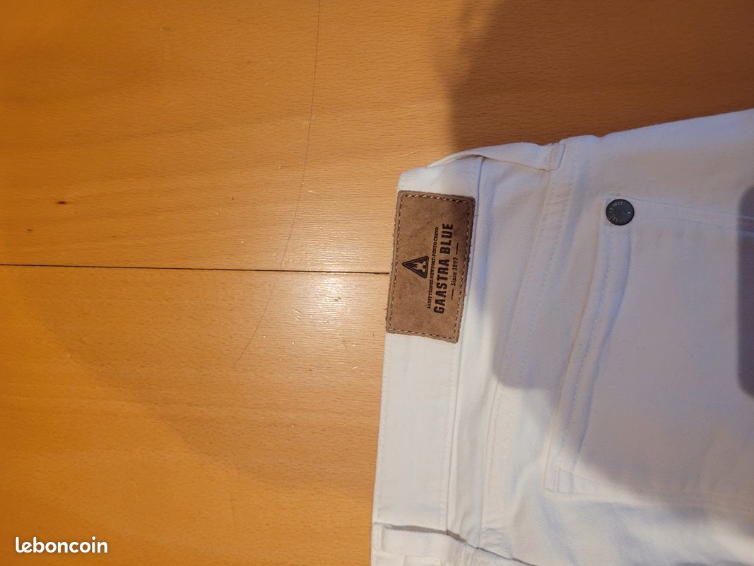Jean femme gaastra blanc taille 27/34 (36/38 (image 12)