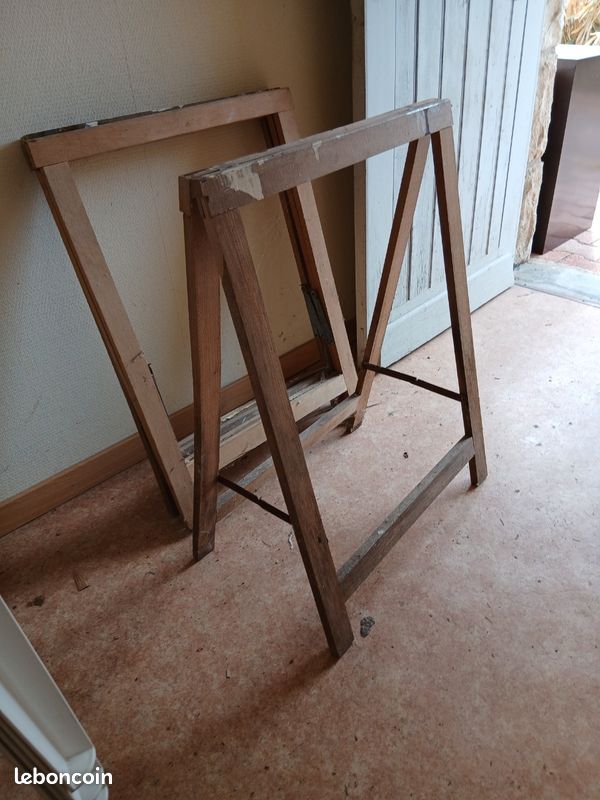 3 Tréteaux bois (image 3)
