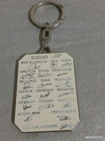 Vieux Porte-clés Olympique Lyonnais - OL - Saison 1990-91 - Argenté - Collection