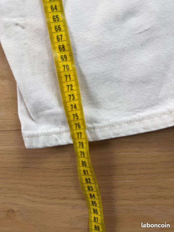 Jean Levis Billie May droit blanc W25 L32 femme NK18 (image 8)