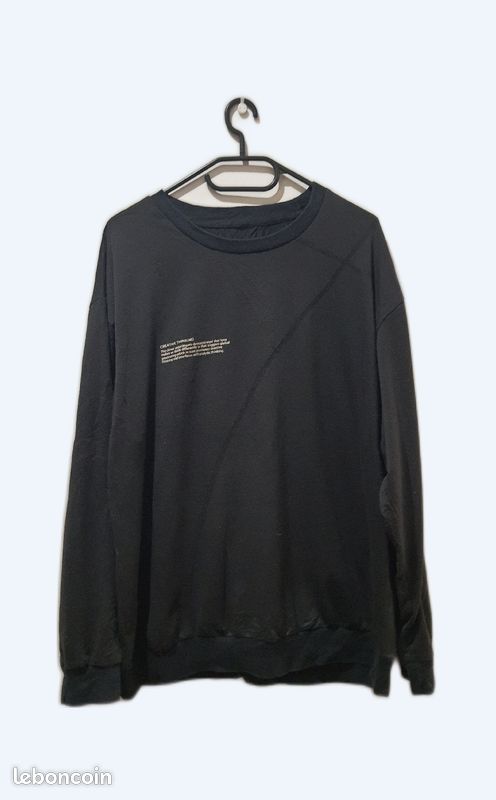 Sweat noir Shein imprimé Vêtements