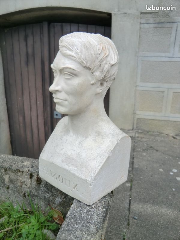 Jean-Pierre DANTAN dit DANTAN Jeune - Buste du Dr Charles-Louis AUZOUX - Daté 1844 - Portrait Sérieux (image 3)