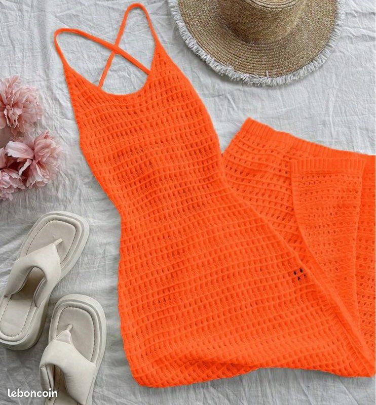 Robe longue en crochet shein (image 1)