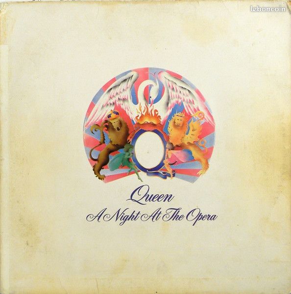 33t vinyle / QUEEN - A Night At The Opera (1975) pressage US - bon état (image 1)