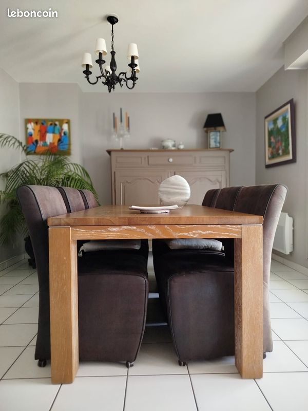 Table bois extensible 190 ou 250 cm (image 2)