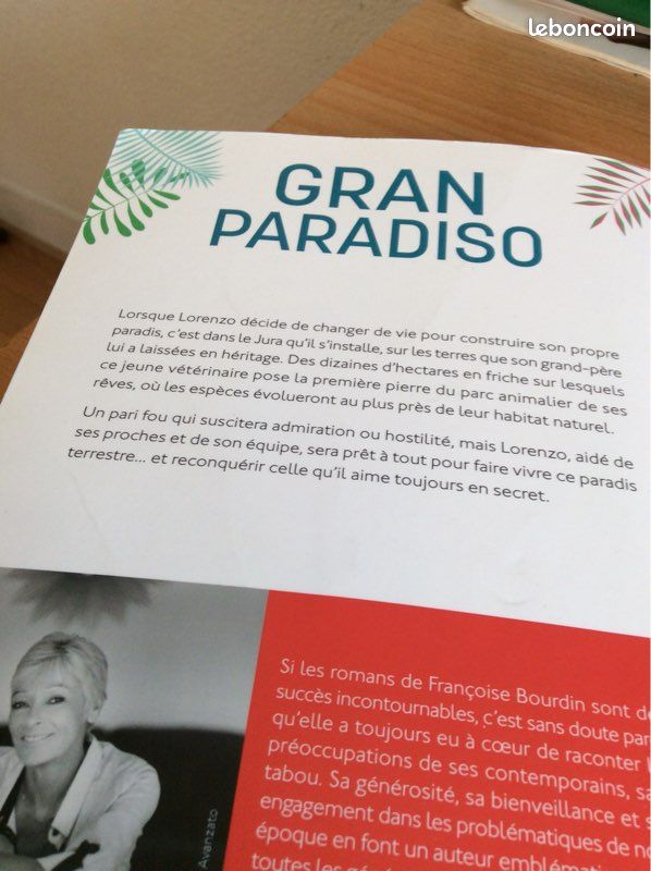 Livre grand paradisio de Françoise Bourdin (image 2)