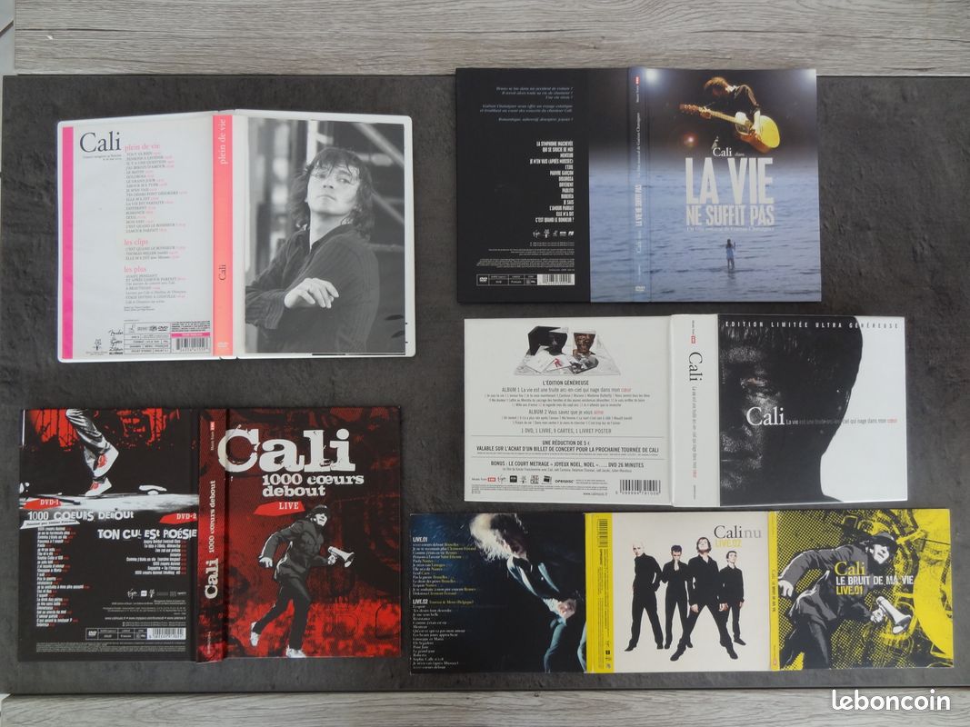 CALI lot de 6 DVD et 3 CD et livre et livret poster et cartes (image 3)