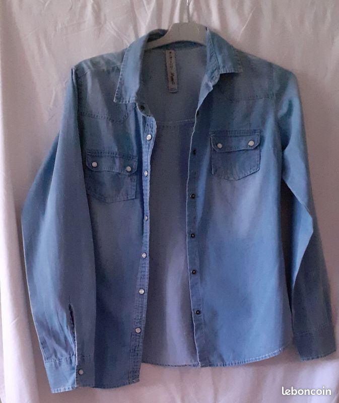 Chemise jean pour femme ou ado (image 1)