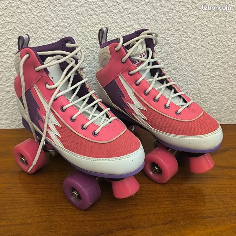 Rollers pointure 37 patins a roulettes quad neon nano Sport