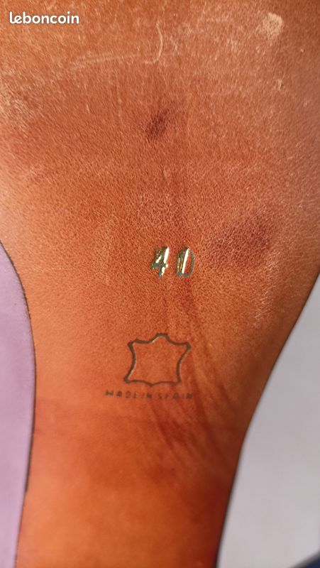 Chaussures escarpins cuir CX T41 (image 6)