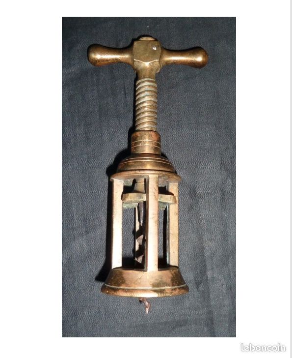 ANCIEN TIRE BOUCHON poignée laiton EUR 10,00 - FR