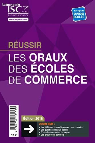 Livre, oraux écoles de commerce (image 1)