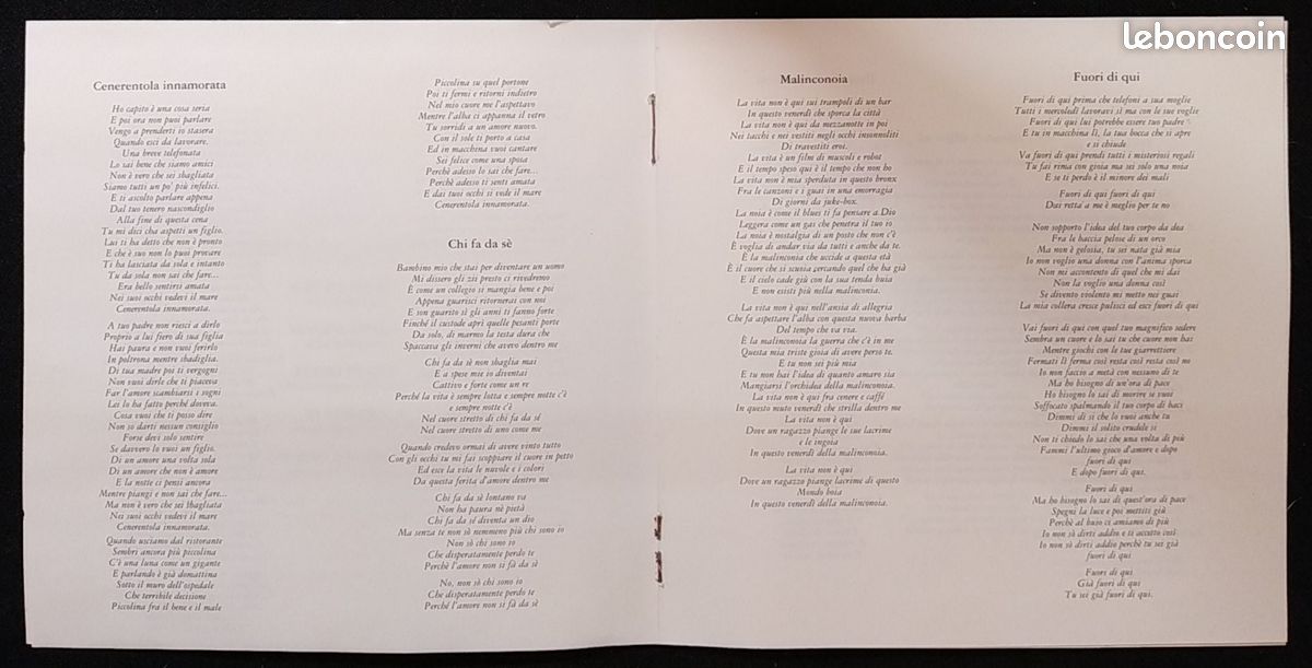 Marco Masini - Perché Lo Fai,Il Niente,Malinconoia Etc... (image 4)