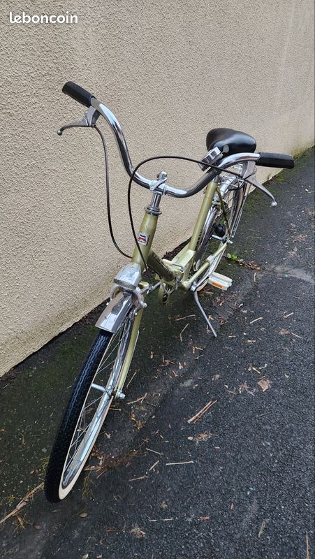 Paire De Poignées De Guidon Vintage Pour Vélo Pliant Motobécane – Retro
