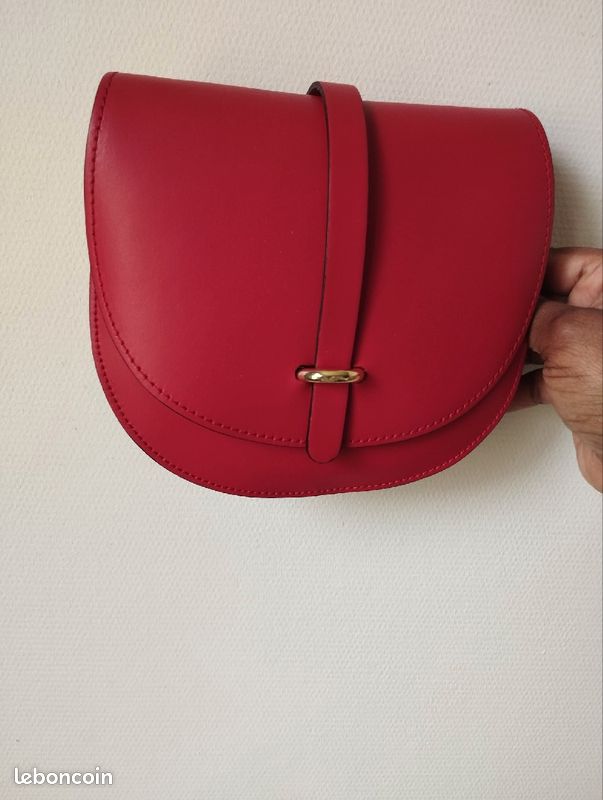 Sac en cuir marque italienne (image 1)