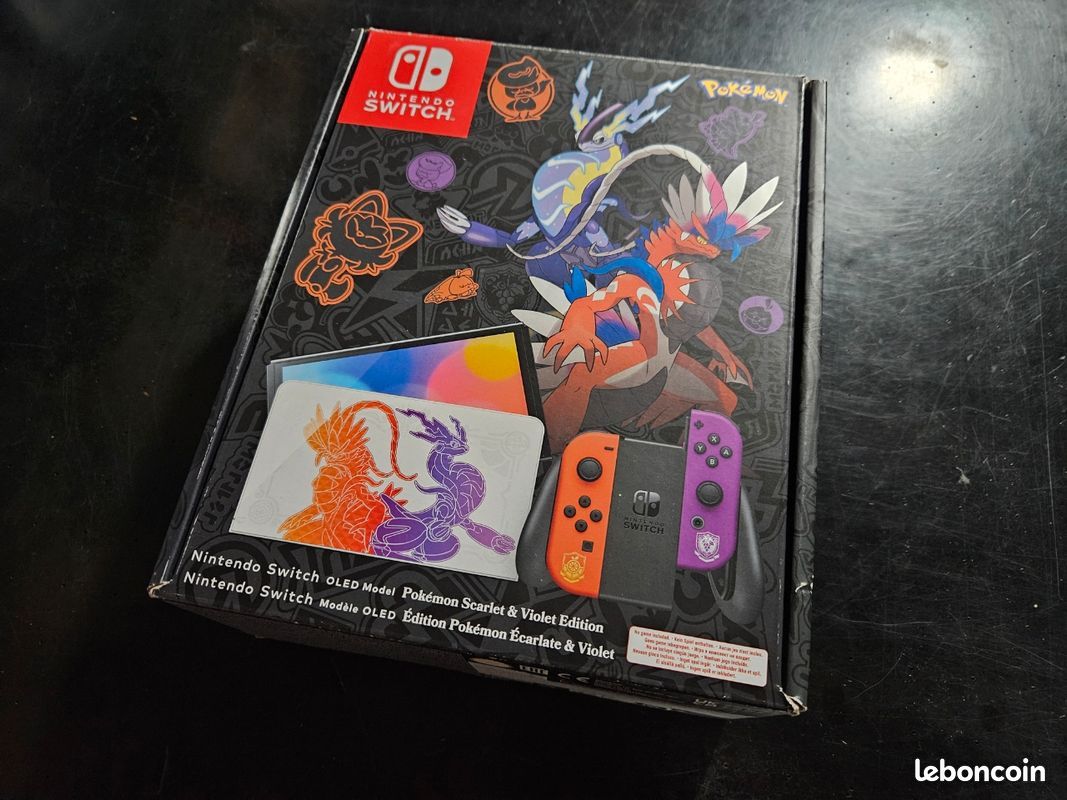 Nintendo Switch OLED Édition Pokémon Écarlate et Violet 🎮✨ (image 1)