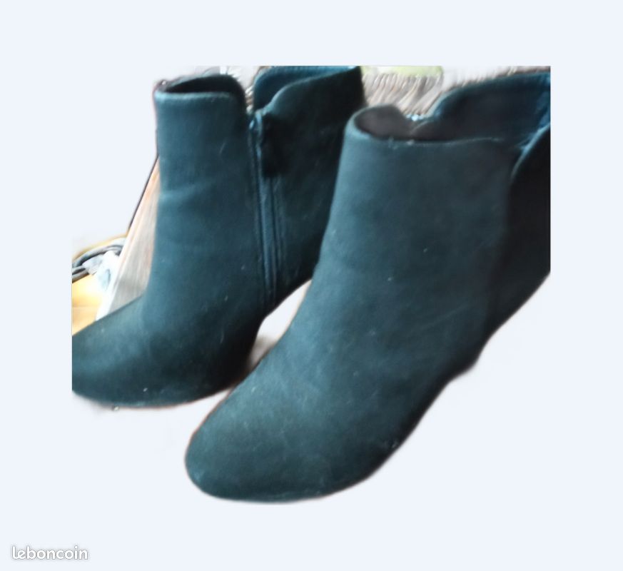 Bottines noires neuves (image 1)