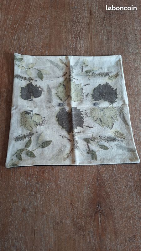 Housse de coussin ecoprint neuf (image 2)