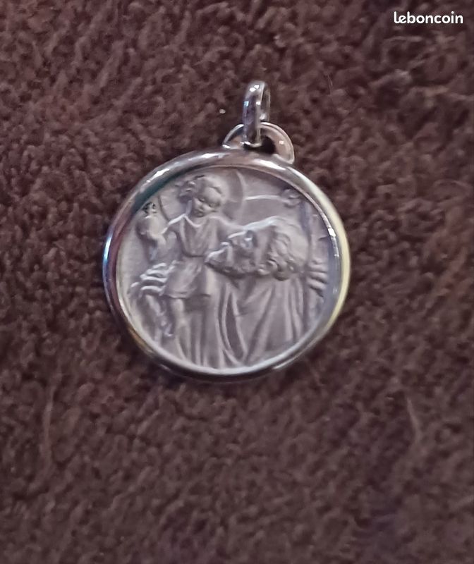 Médaille St Christophe en argent (image 1)
