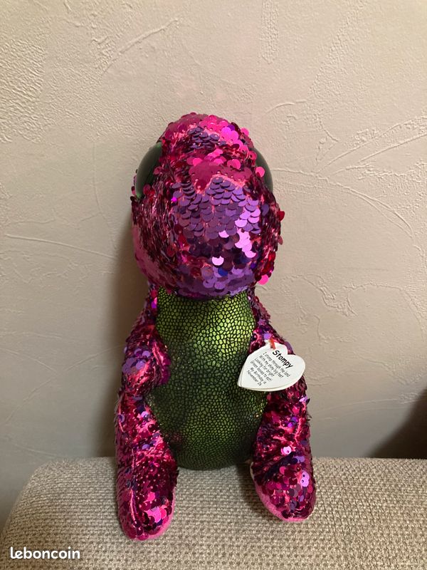 Stompy Ty Flippables Dinosaur Sequin Dinosaur Ty Flippable