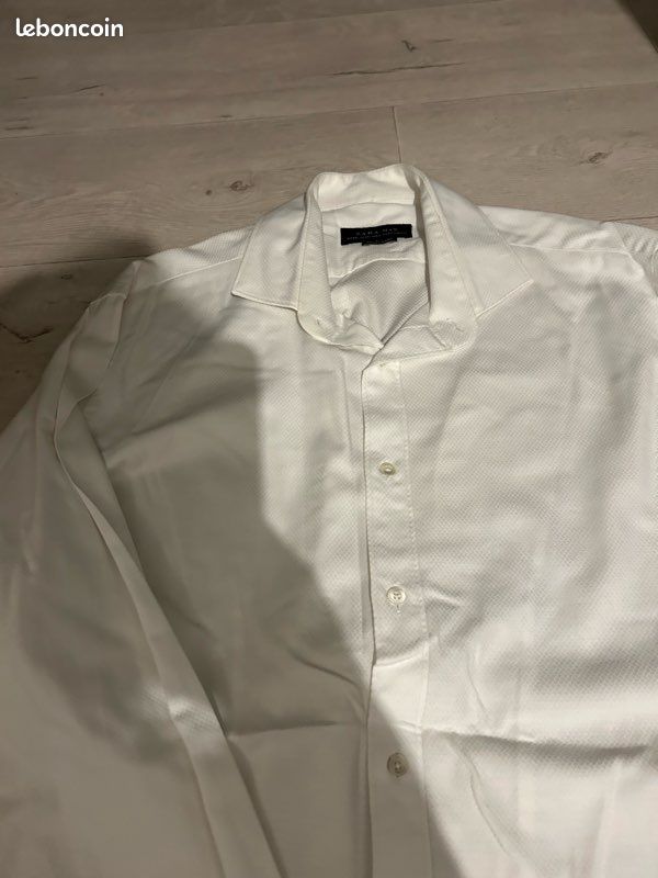 Chemise blanche homme Zara Vêtements