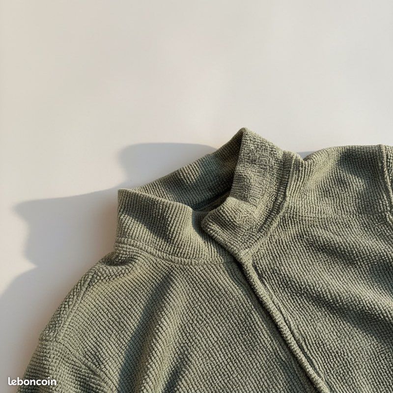 Pull Columbia homme beige/kaki – Taille L – Très bon état (image 3)