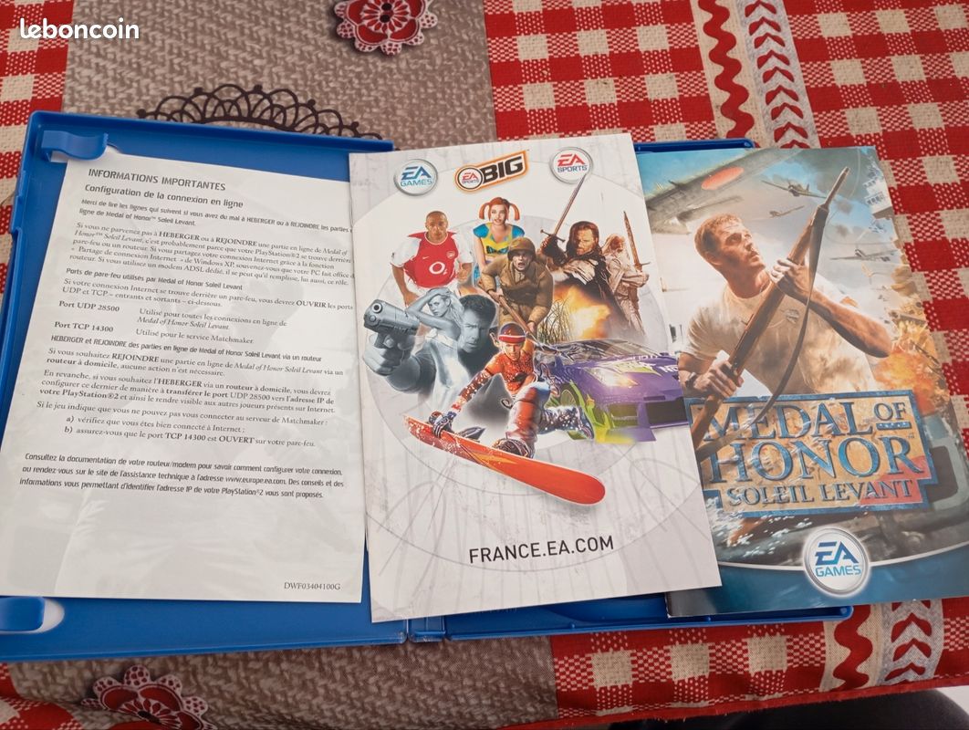 Jaquette Seule PS2 Medal Of Honor (français) - état Correct, Seulement La Boîte Du Jeu, Pas Le CD