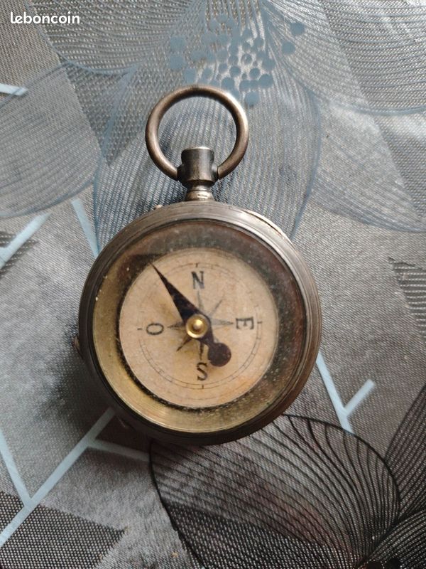 Étui Double Face LIP Pour Montre Gousset - Années 1930 Vintage - Rare Et Ancien