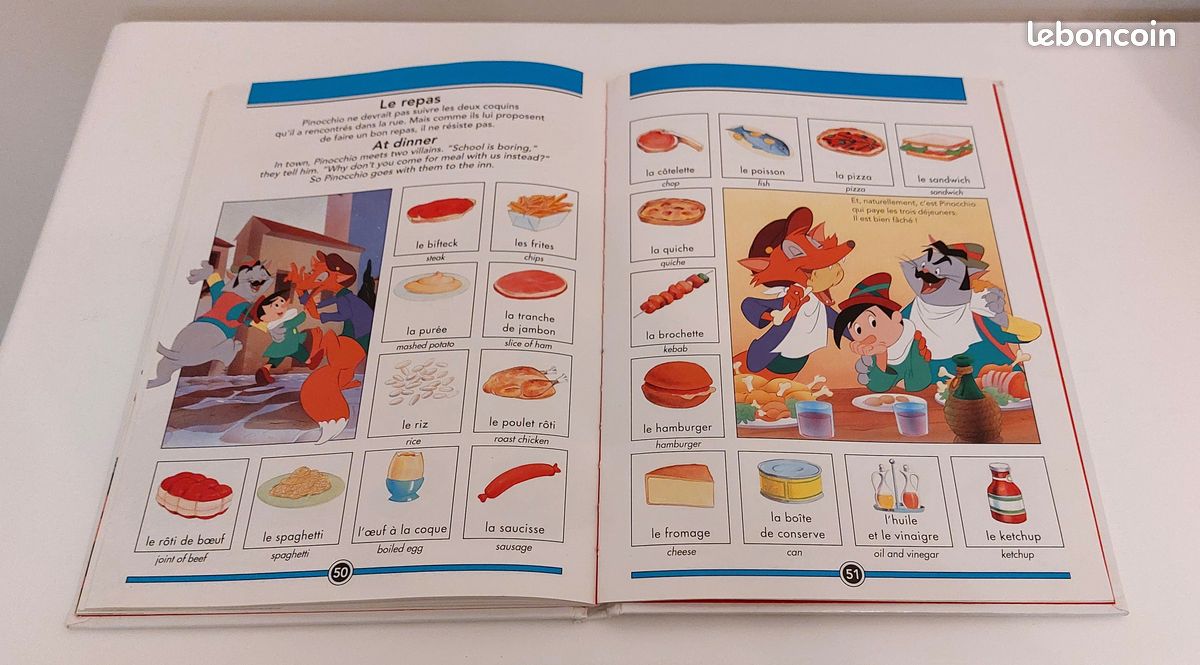 Imagier bilingue : Mon livre de mots français – anglais (image 6)