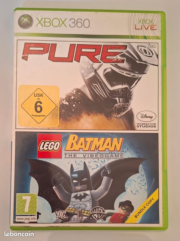 Pack Xbox 360 : Pure + LEGO Batman (image 1)