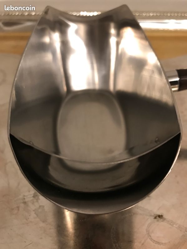 Saucière Letang Remy en inox, XXe - Arts de la table