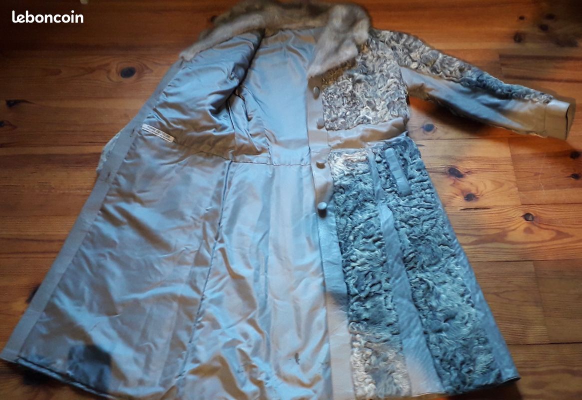 FOURRURE astrakan gris (image 5)