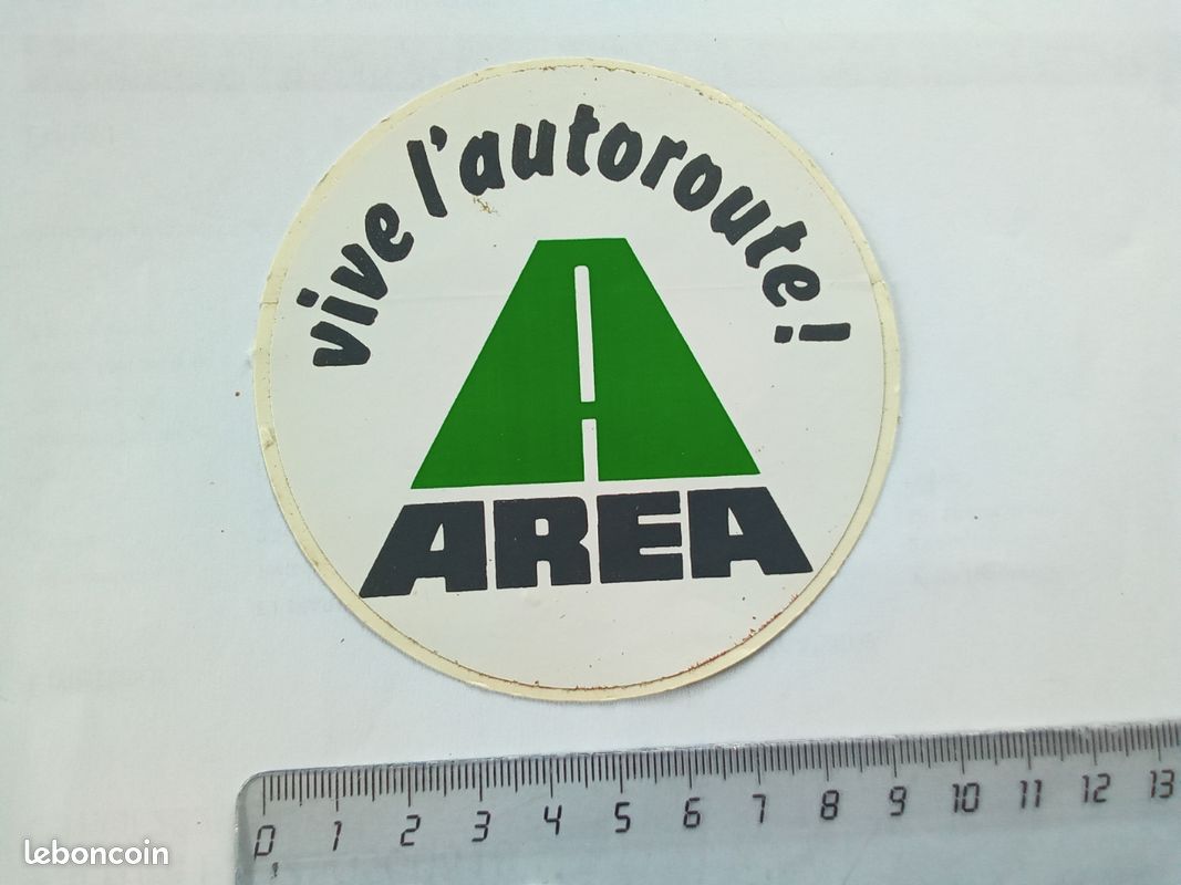 Autocollant code pays F 16.5x11.5 - Stock d epoque adhesif pour automobile