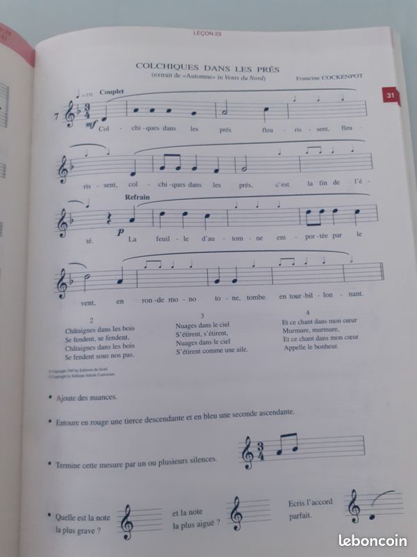 Ma 1ère année de Formation Musicale Siciliano (image 5)