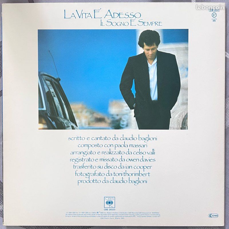 LP12" de Cláudio Baglioni (image 2)