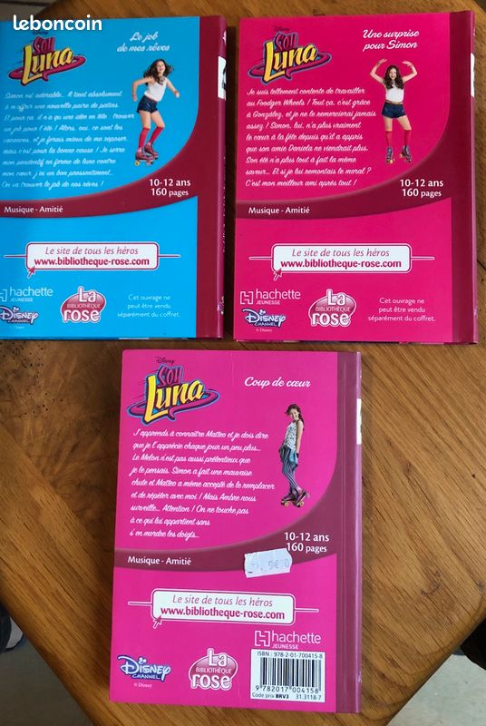 Coffret livres Soy Luna Livres