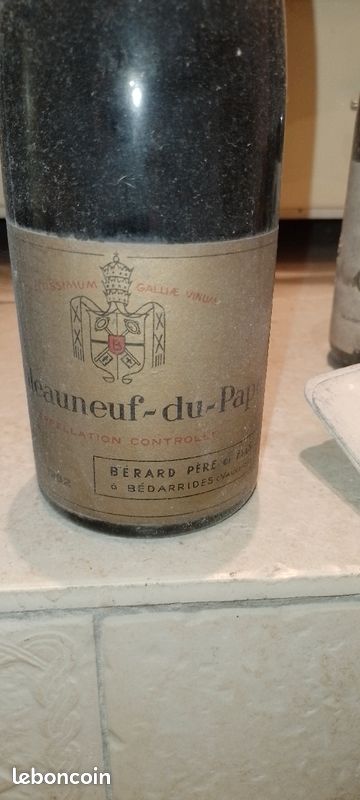 Vin Châteauneuf du Pape 1962 (image 2)