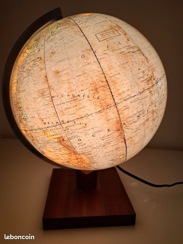 Globe terrestre lumineux Girard & Barrère (image 6)