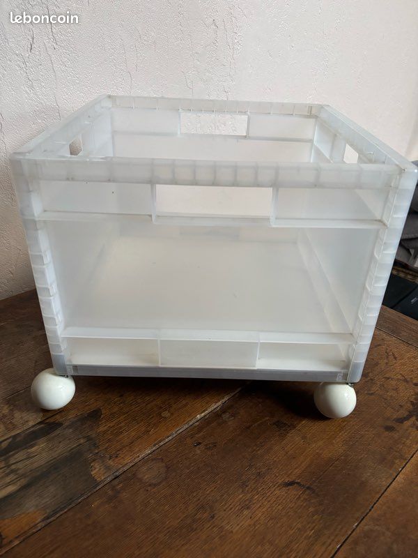Caisse de rangement sur roulettes IKEA