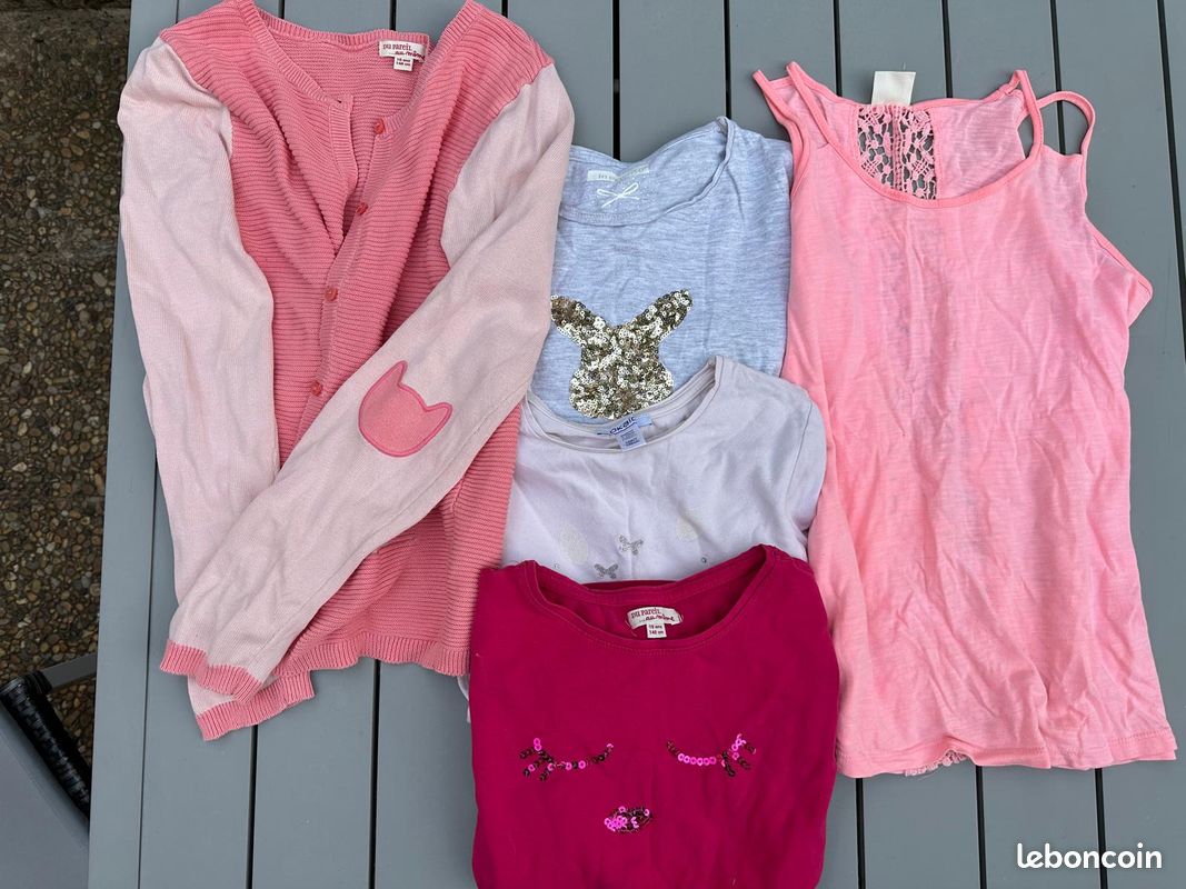Lot vêtements été fille 10 ans (31 pièces) (image 4)