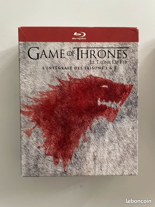 Coffret Bluray Game of Thrones saison 1 et 2 DVD Films